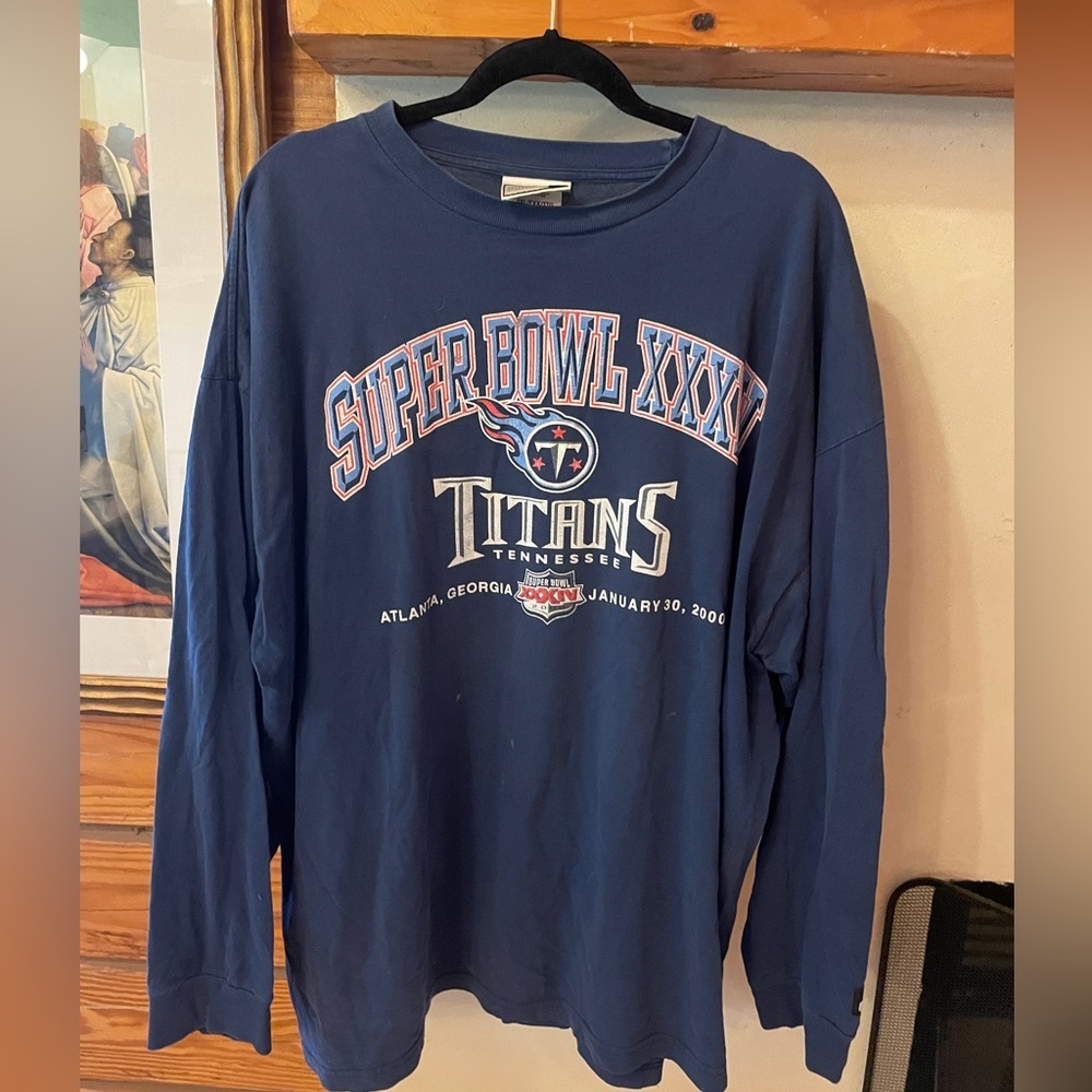 Vintage 2000 Super Bowl Tennessee Titans Shirt